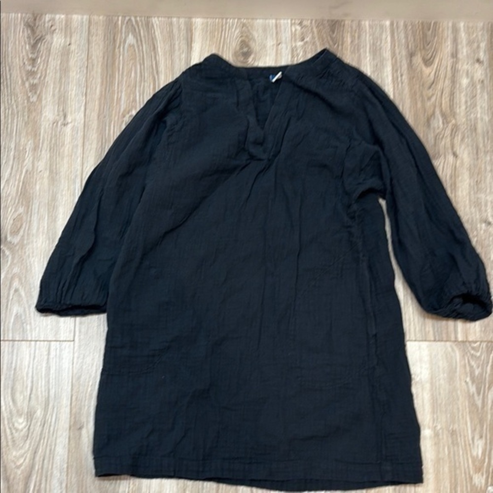 Old Navy  Long Sleeve Dress dress size Small wrinkle material textured